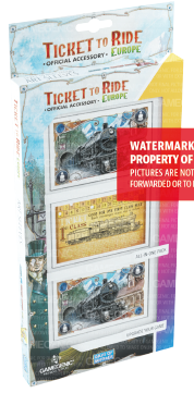 TICKET TO RIDE EUROPE ART SLEEVES 58X90 MM