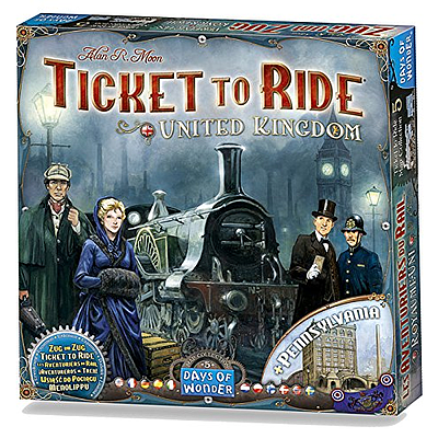 鐵道任務地圖擴充: 英國 英文版 TICKET TO RIDE: UNITED KINGDOM MAP COL 5 EN