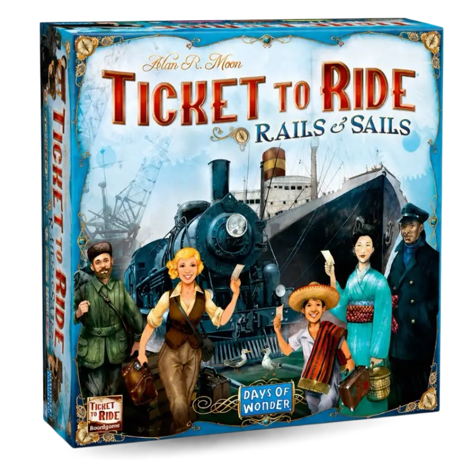 [DO7226EN] 鐵道任務: 鐵路和海路 (英文版) TICKET TO RIDE: RAILS & SAILS EN